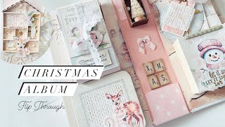 Christmas Scrapbook Album Flip Through Iralamija Etsy Shop | Scrapbooking