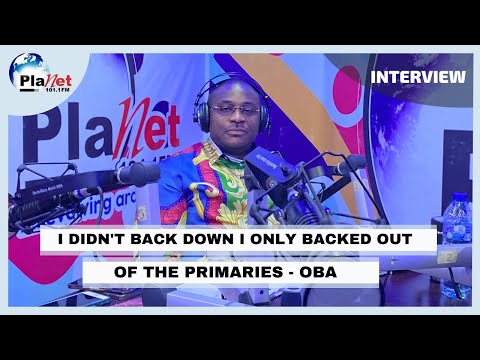 I Didn't Back Down I Only Backed Out Of The Primaries - Senator Albert Bassey | Special Interview