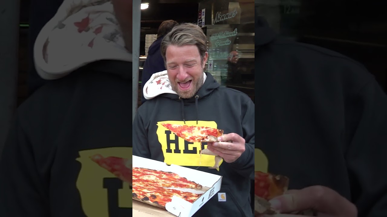 Dave Portnoy Encounters One Of The Most Enthusiastic High-Fivers In The World During Pizza Review