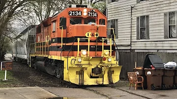 Train Hits Chair, Indiana & Ohio Railway Spur, Train Knocks Down Signal, 1917 Rail On Main Track!