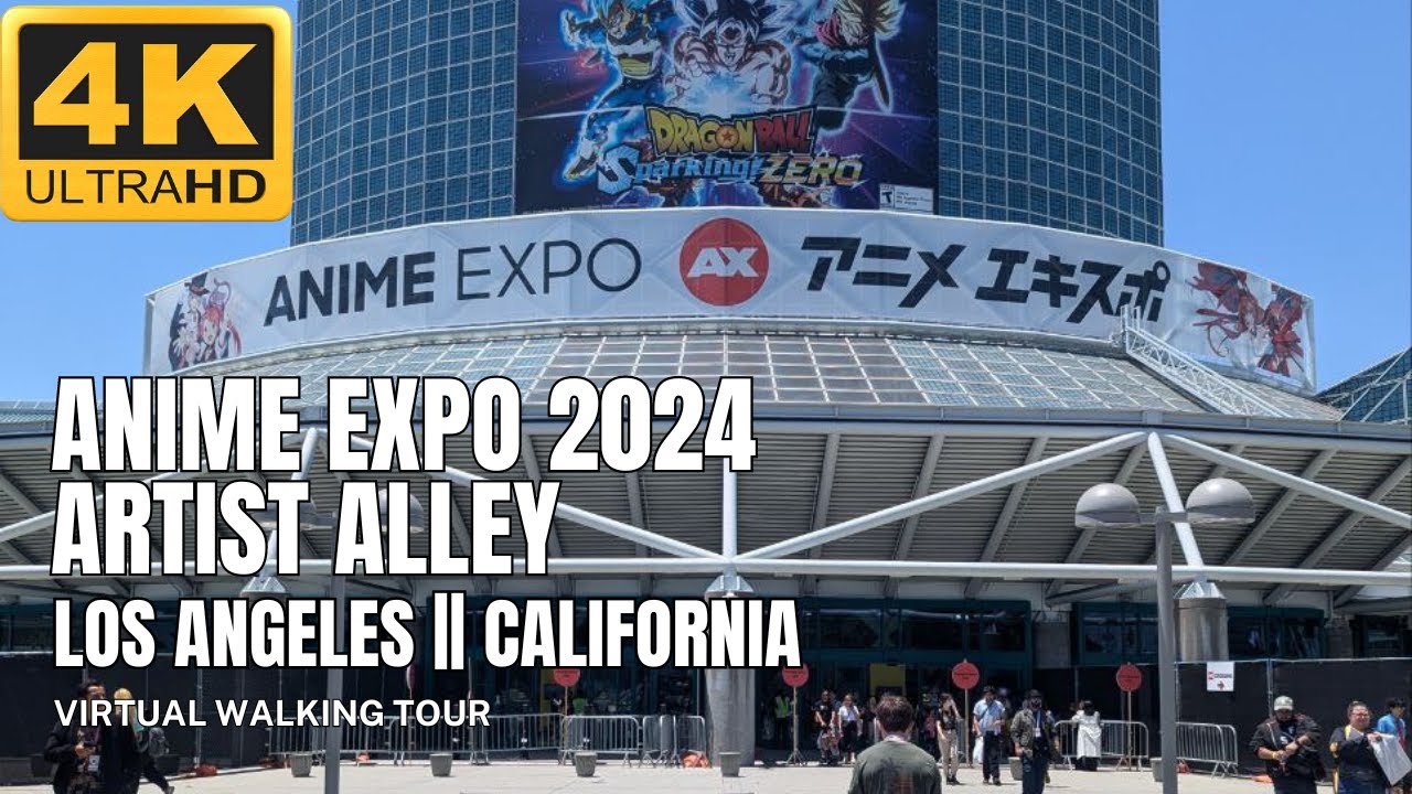 WALKTHROUGH IN 4K Anime Expo 2024 AX 2024 ARTIST ALLEY || LOS ANGELES CA 