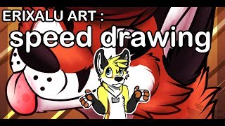 furry speed drawing fox icon -COMMISSION-