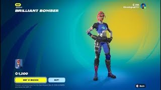 Fortnite New Brilliant Bomber Skin + Showcase (Fortnite Battle Royale)