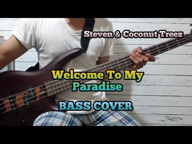 Bass COVER || Welcome To My Paradise (bassist pemula) class=