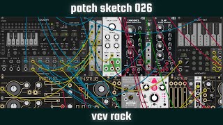PATCH SKETCH 026 - Slow Tropical Trance Loop [VCV Rack] #Shorts
