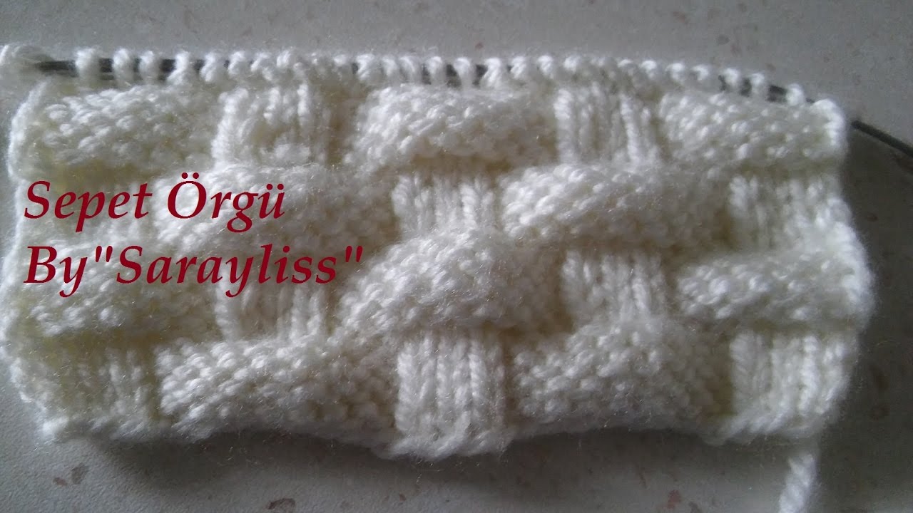 Sepet örgü - şiş örneği #erkekörgümodelleri #şişörneği #beremodelleri