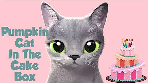 Watch the video about Pumpkin Cat In the Cake Box
