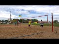 Пляжний волейбол: згадували та змагалися