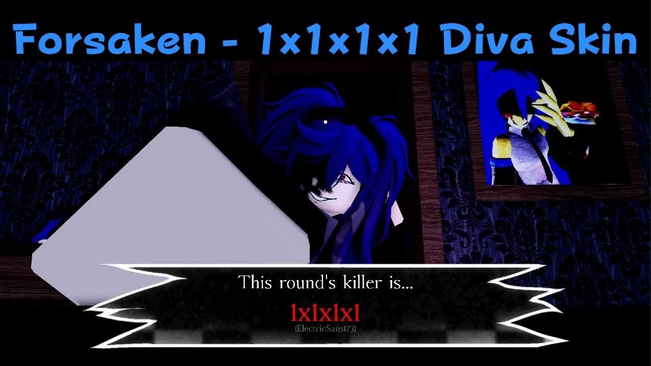 Roblox Forsaken - 1x1x1x1 Diva Skin Gameplay