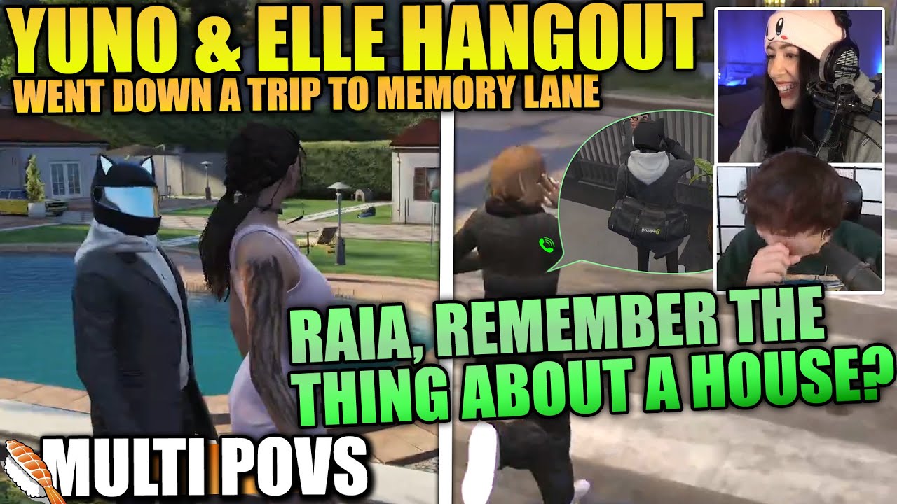 Yuno wants to live with Raia in her House—Yuno learns about Elle Queenie’s past🏠| GTA 4.0 NoPixel
