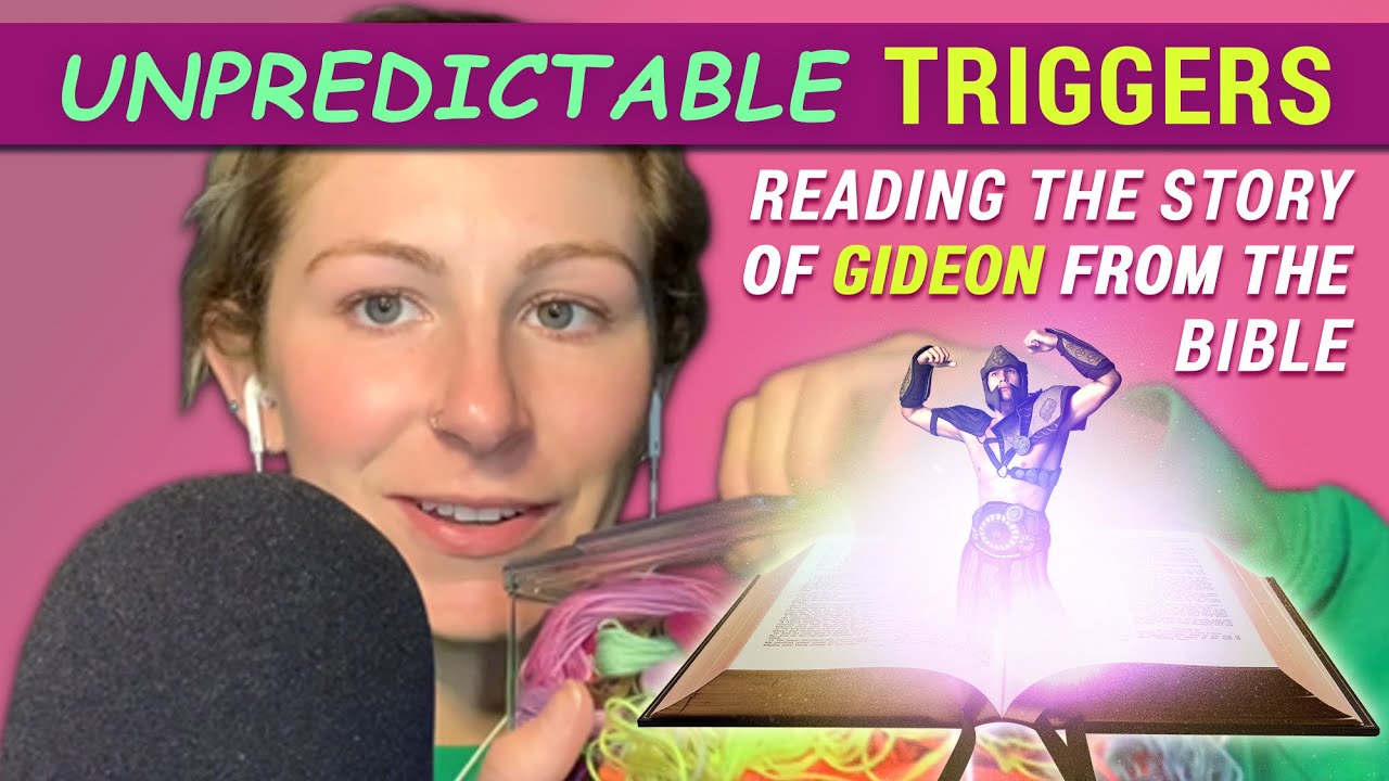 Unpredictable Triggers | Christian ASMR | Reading the Story of Gideon from the Bible