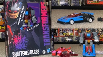 Transformers shattered glass decepticon slicer transformation process video