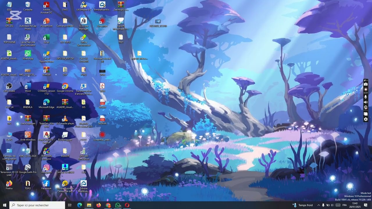 Vidéo de l'installation metashape + traitement des photos par telephone