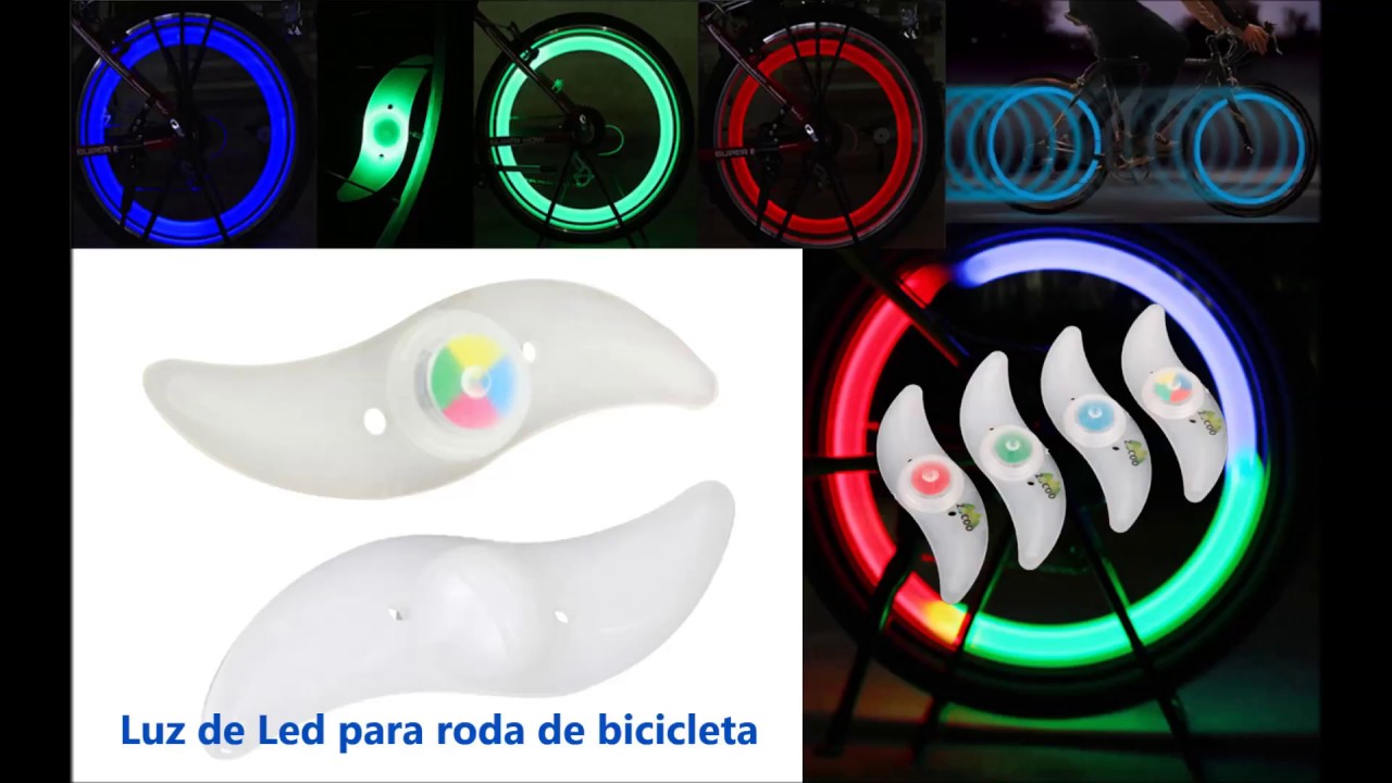 Luz de LED para roda de Bicicleta Bike