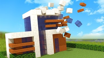 Minecraft | SELF BUILDING MODERN HOUSE! (Redstone Minecraft Homes)