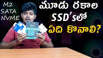 Which SSD to Buy M2 vs SATA vs NVME