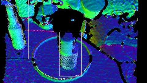 Container pose estimation with an external depth sensor