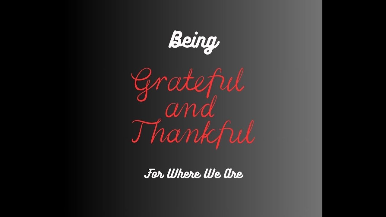 Podcast #346-Being Thankful For Where We Are