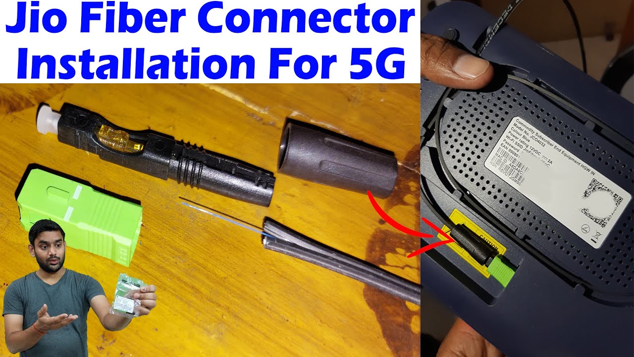 Jio Fiber Field Mount Connector Installation Process Optical Fiber jio-fiber-field-mount-connector-installation-process-optical-fiber