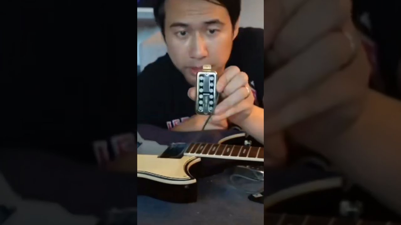 Changing pickups on a Yamaha Revstar #guitar #shorts - YouTube