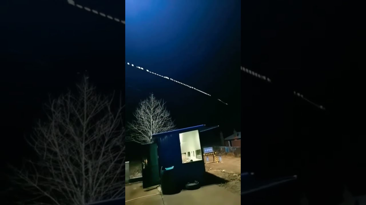 Elon Musk S Starlink Satellite Stunning View From India And China Border 