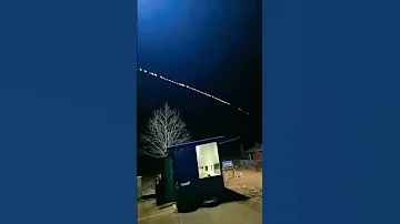 Elon Musk S Starlink Satellite Stunning View From India And China Border 