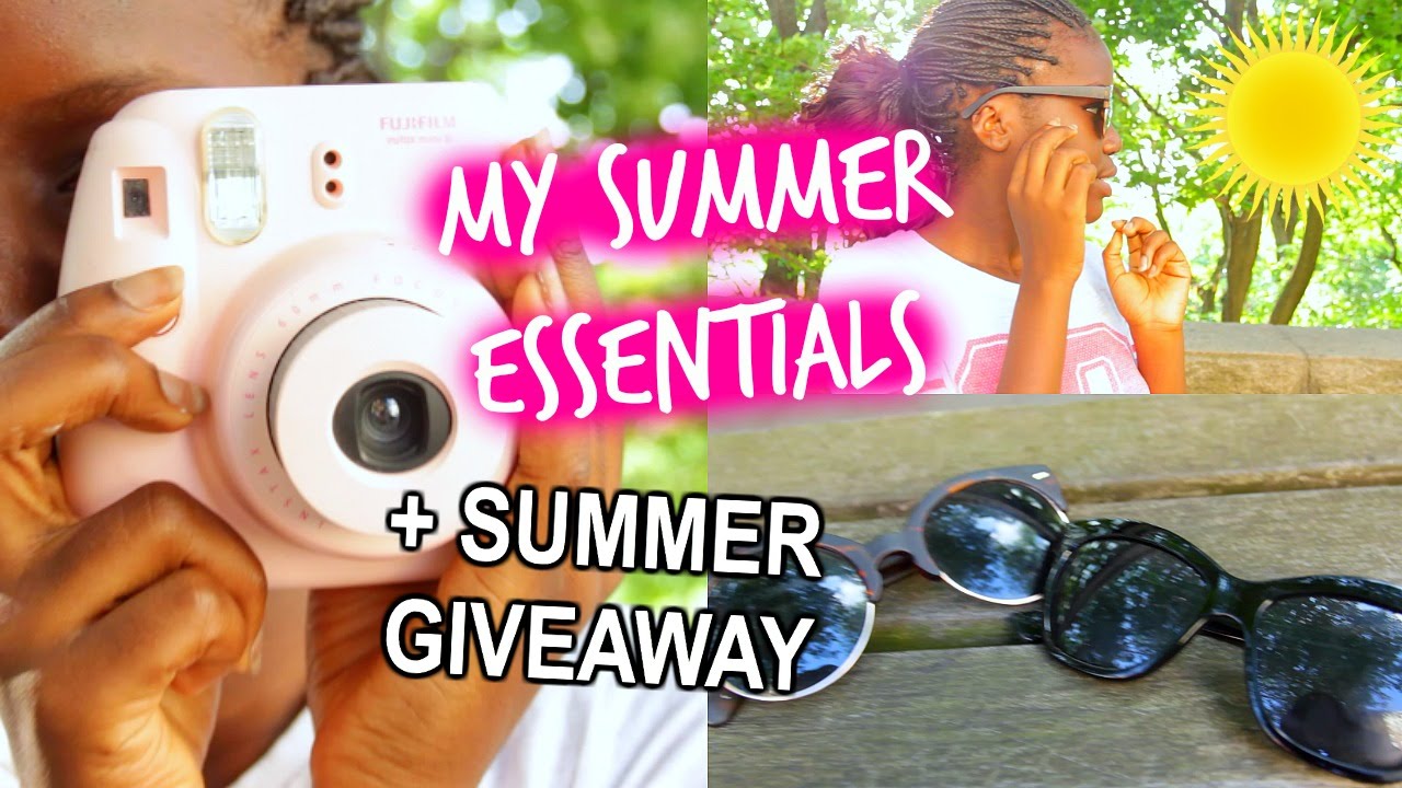 My Summer Essentials 2015 + Summer Giveaway (CLOSED)