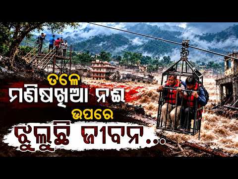 ପୋଲ ଭାସିଗଲା, ଜିପ୍ ଲାଇନ୍ ସାଜିଲା ଭରସା | Nepal Flash Flood | Argus Digital