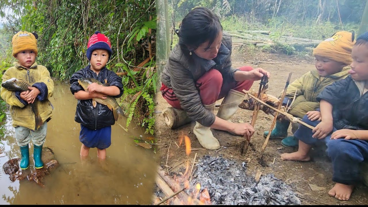 Because of life, the two boys had to learn to support themselves.