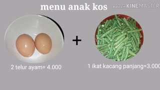 Makanan Anak Kos Masakan Hemat An 7Ribu