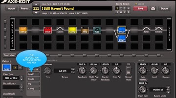 U2-Type Delay sounds Axe FX II