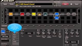 U2-Type Delay sounds Axe FX II