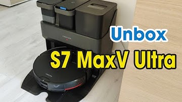 Siêu phẩm Robot hút bụi Roborock S7 MaxV Ultra. Mở hộp xem có gì ?? - JOLAVN