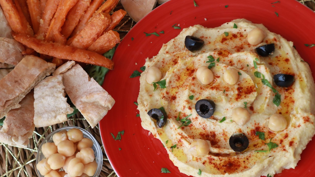 RECETA DE HUMMUS DE GARBANZOS