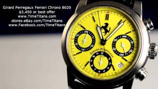 Girard Perregaux Ferrari Chronograph 8020 Yellow