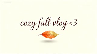 Fall Vlog