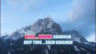 ANAK WEDOK     HAPPY ASMARA     KARAOKE LYRIC NO VOCAL