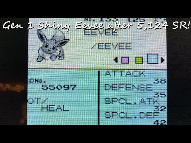 Gen 3] Got my shiny Eevee in Fire Red after about 5000 SR's : r