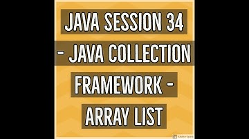 Java #34 - Collection Framework - Array List