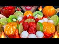 ASMR SUPER SPICY PICKLED FRUITS *MAKAN ACAR BUAH PEDAS MASSIVE Eating Sounds