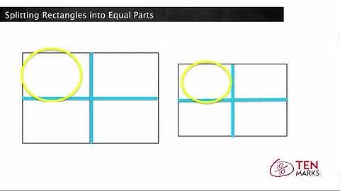 Splitting Rectangles into Equal Parts (1.G.3)