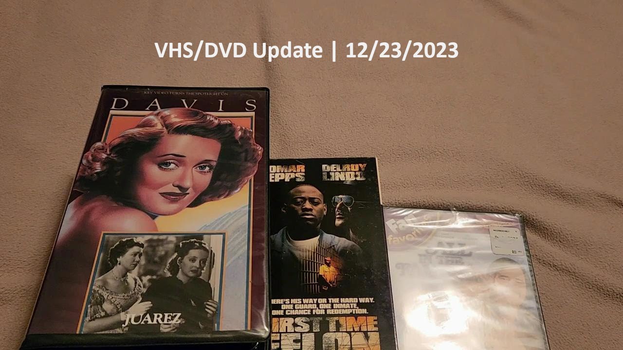VHS/DVD Update 12/23/2023 YouTube