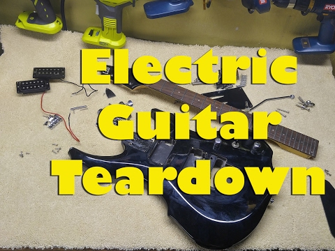 Electric Guitar Teardown - ESP LTD F-50FR