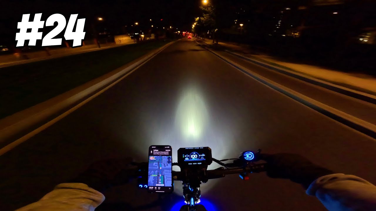 Ride de Nuit en Dualtron Thunder III sur Paris - Mode Escalade + Turbo [#24] - Ride Nocturne