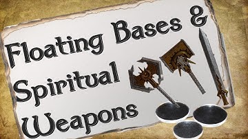 How to Make Floating Bases + Spiritual Weapon Spell Effects for D&D