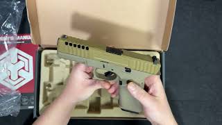 AW Custom Glock 17 ZEV Tan - Airsoft Tabanca Genel Tanıtım Videosu | Poligun Store