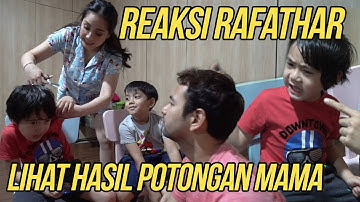 RAFATHAR DIPOTONG RAMBUT SAMA MAMA GIGI!! INI HASILNYA... #DIRUMAHAJA