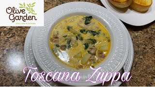 Como hacer Sopa Toscana o Toscana Zuppa como la de Olive Garden muy Fácil y rápido