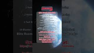 4-22 Live Break Schedule #baseball #football #basketball #hockey #soccer #popculture #casebreak