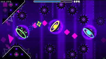 Geometry Dash - Tempest by Flux and more 100% (Hard Demon)